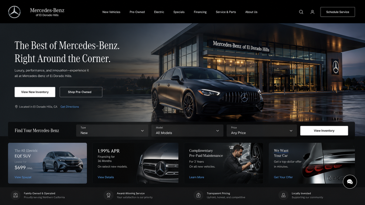 Next-Gen Dealership Website