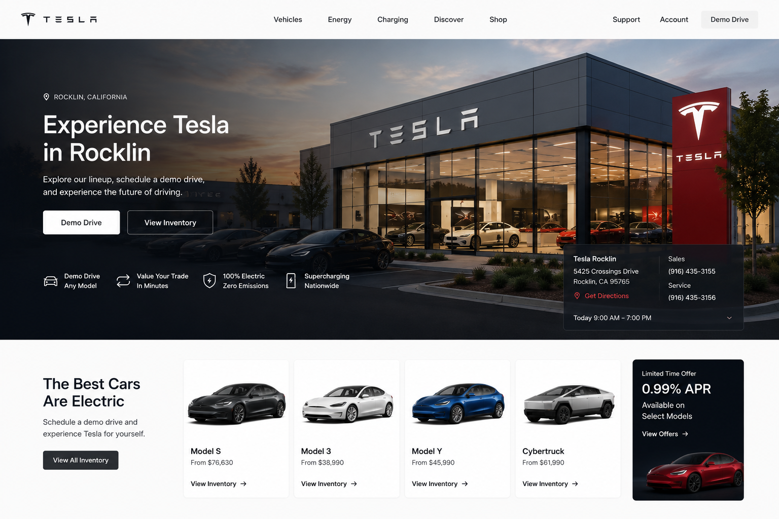 TESLA Dealership